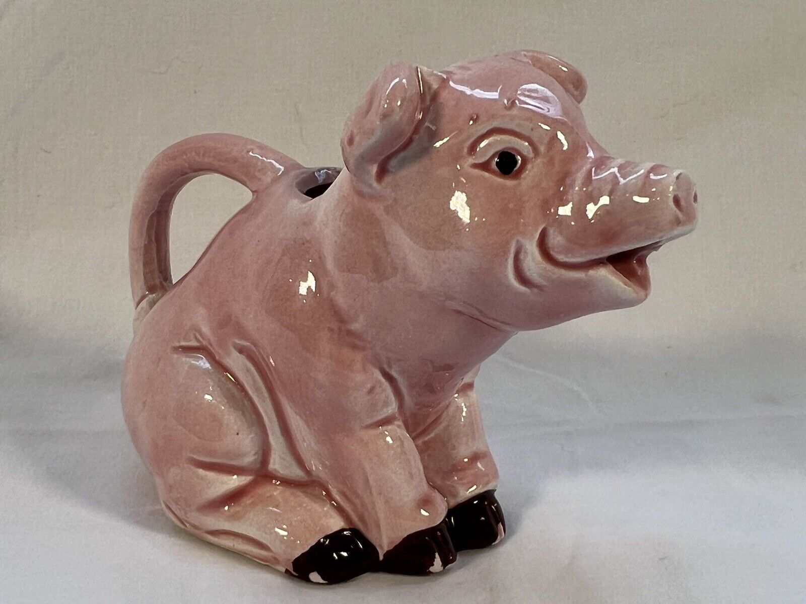 Vintage Acme International Small Pink Pig Ceramic Creamer 3.5”