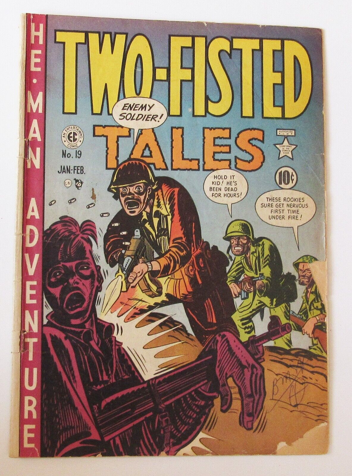 TWO-FISTED TALES #19- EC COMICS - 1951