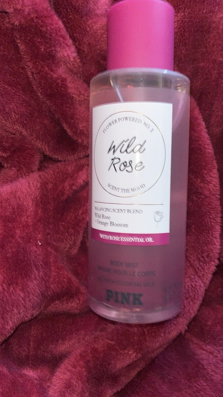 Victoria's Secret /Pink Wild Rose Body Mist-8.4 Oz