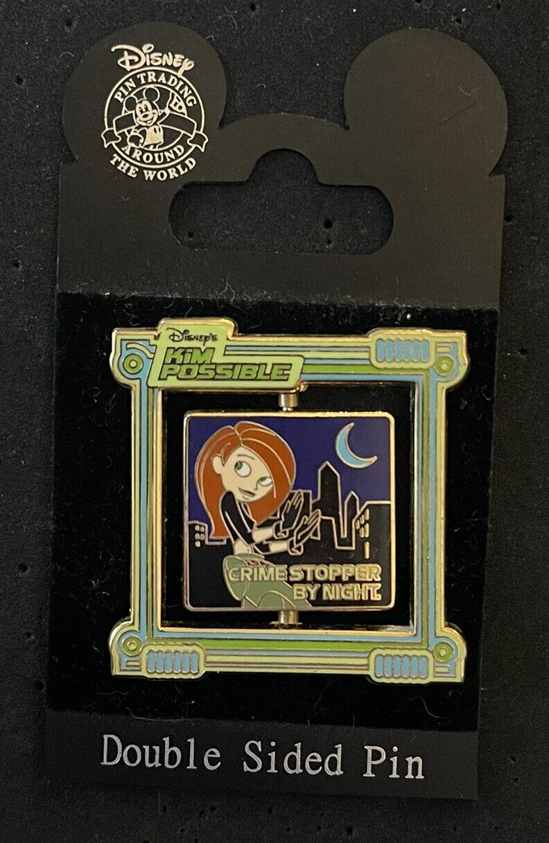 Disney Kim Possible Spinner  Cheerleader by Day Crime Stopper Pin