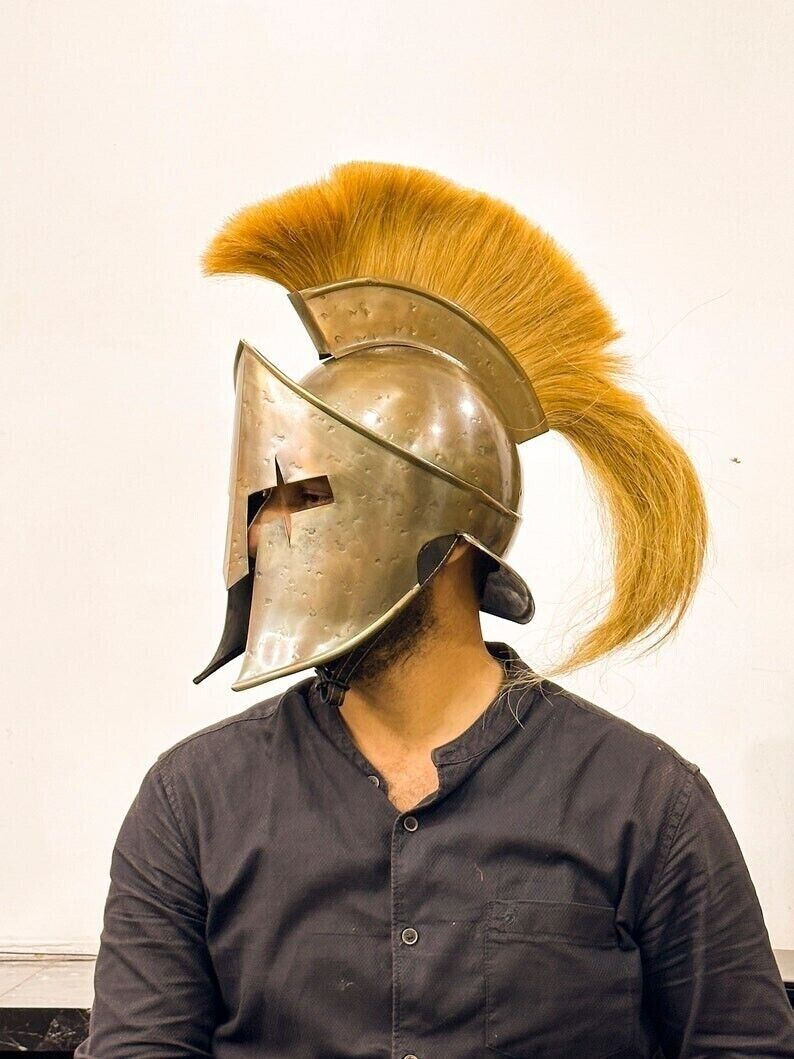 300 Movie Great king Leonidas Spartan Helmet Medieval Wearable helmet Gift
