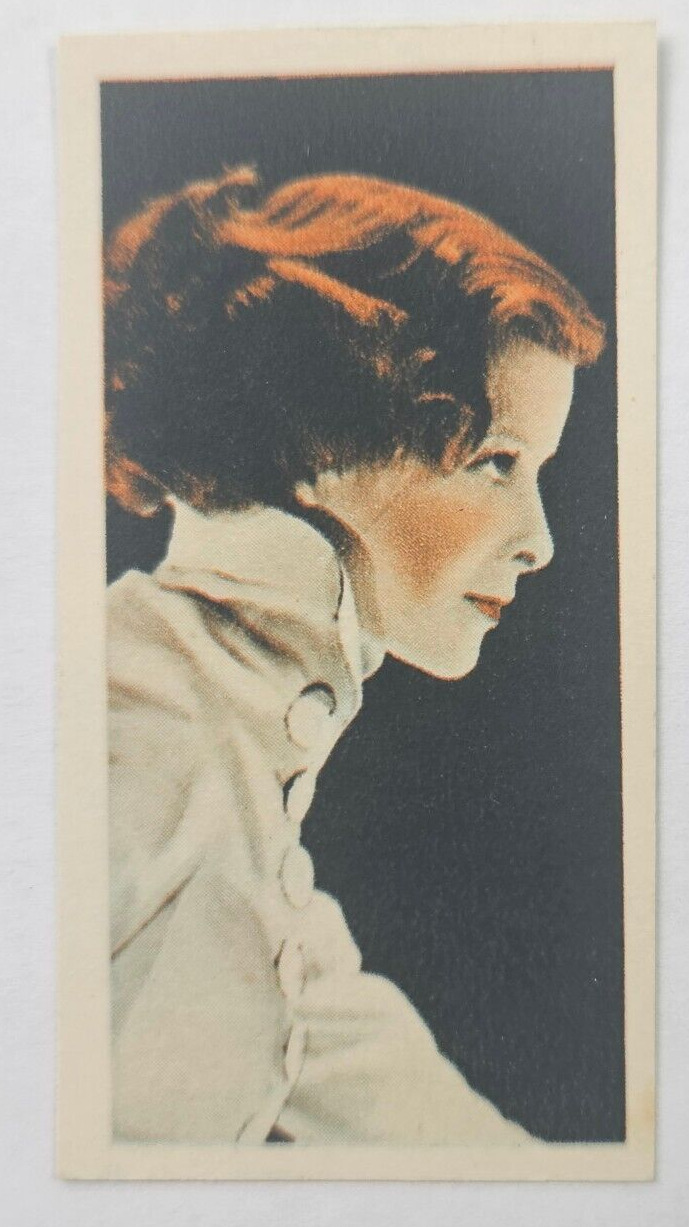 1934 Godfrey Phillips Film Stars #6 Katharine Hepburn