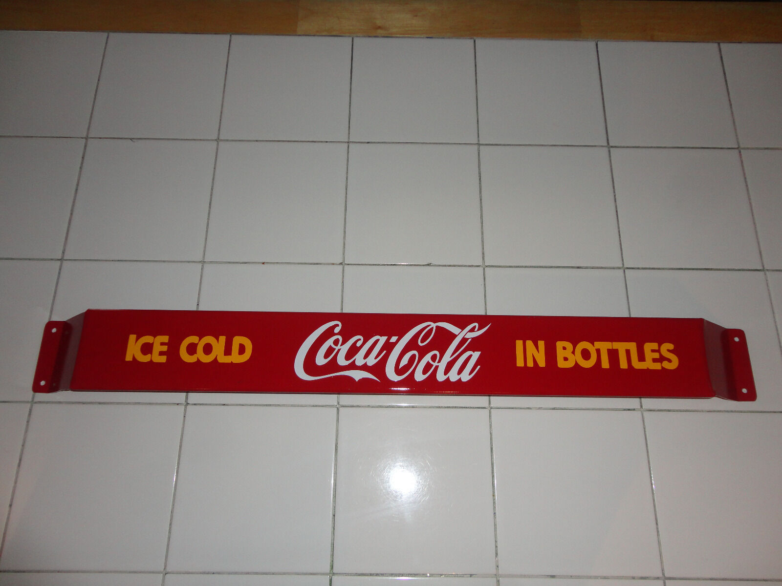 30\'\' Door push bar Coca Cola Retro Antique Soda Advertising sign