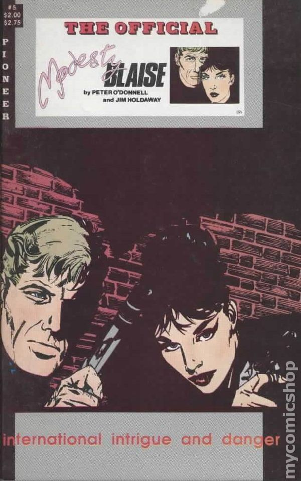 Official Modesty Blaise #5 VG 4.0 1988 Stock Image Low Grade