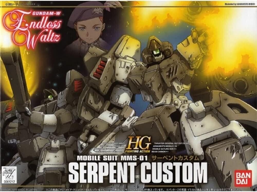 Used  1/144 Serpent New Mobile Suit Gundam W Endless Waltz