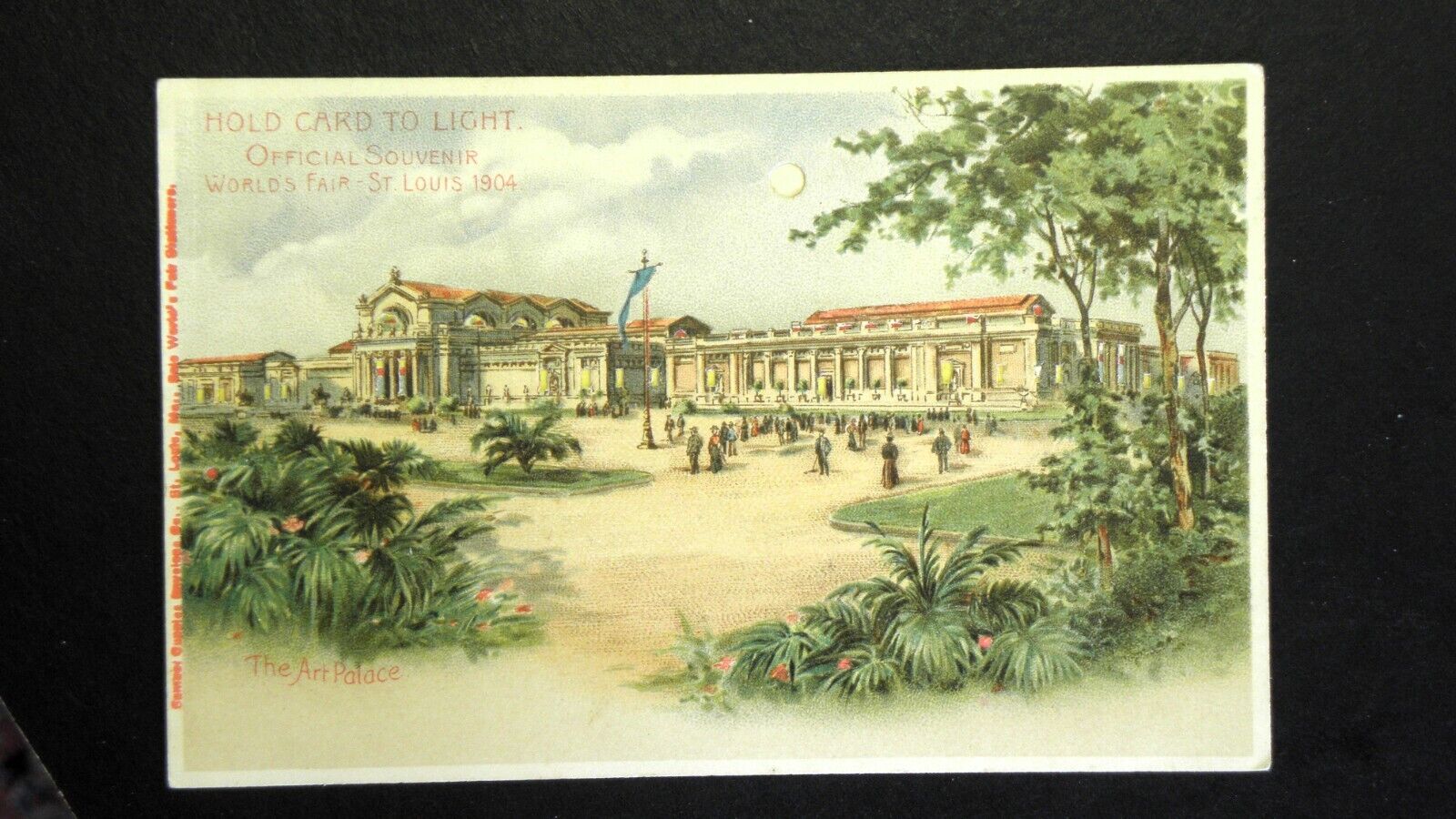 1904 ST. LOUIS WORLD\'S FAIR HOLD TO LIGHT -THE ART PALACE -UNUSED