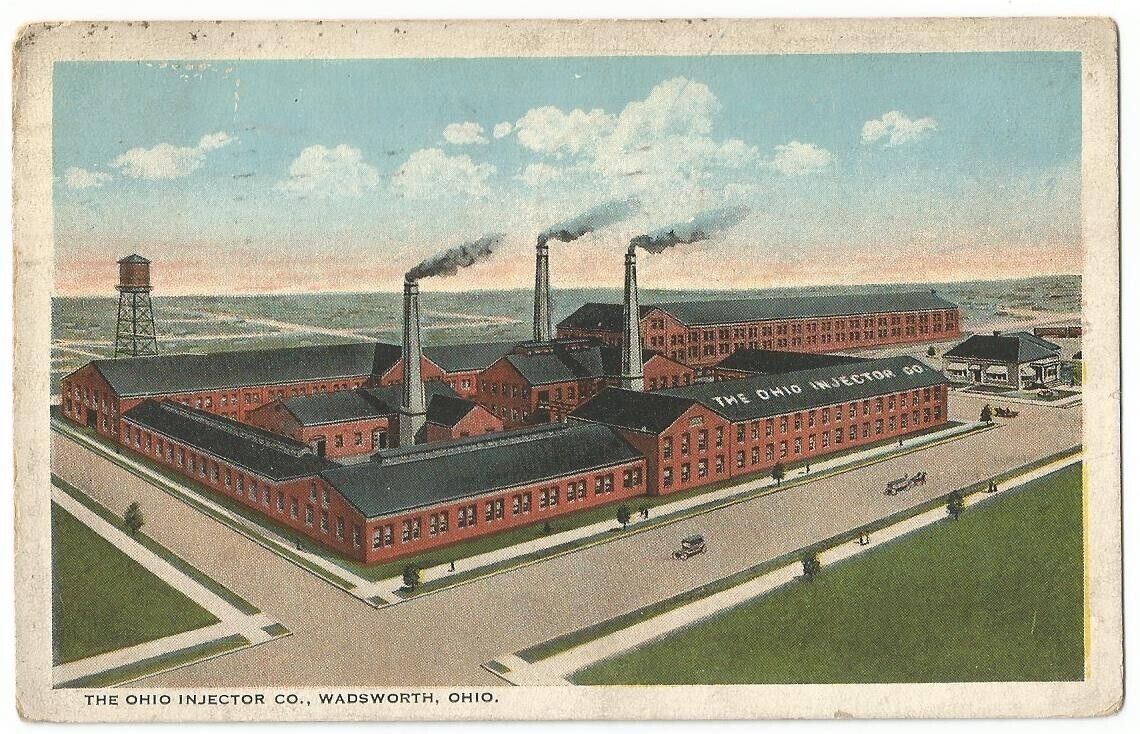 Wadsworth Ohio OH ~ Ohio Injector Co. Factory 1920\'s #1
