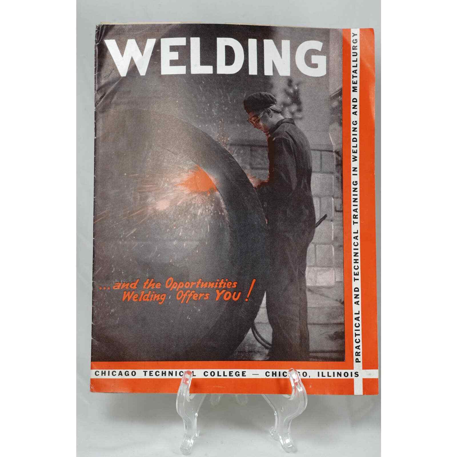 Welding & Metallurgy Chicago Technical College 1941 Brochure & Letterhead