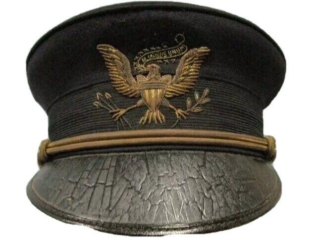 US ARMY 1902 ALL BRANCH OFFICER DRESS HAT HEAVY BULLION EARLY EAGLE (replica) 