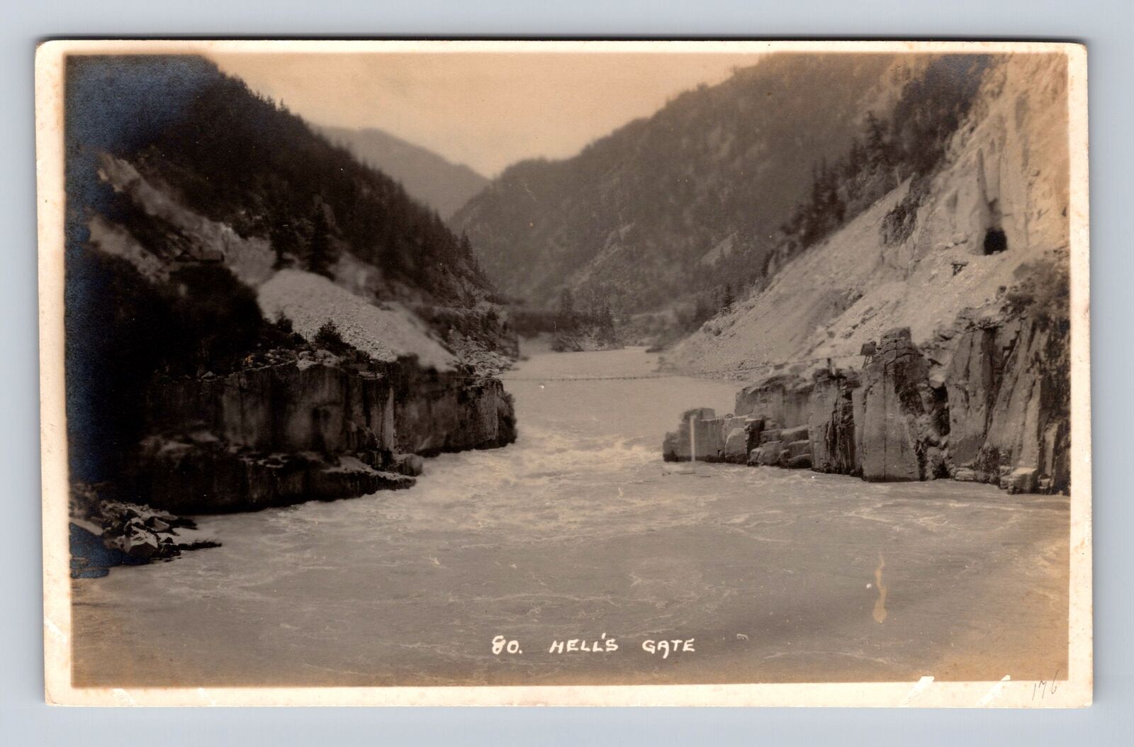 RPPC-Banff AB-Alberta Canada, Hell\'s Gate, Vintage Postcard