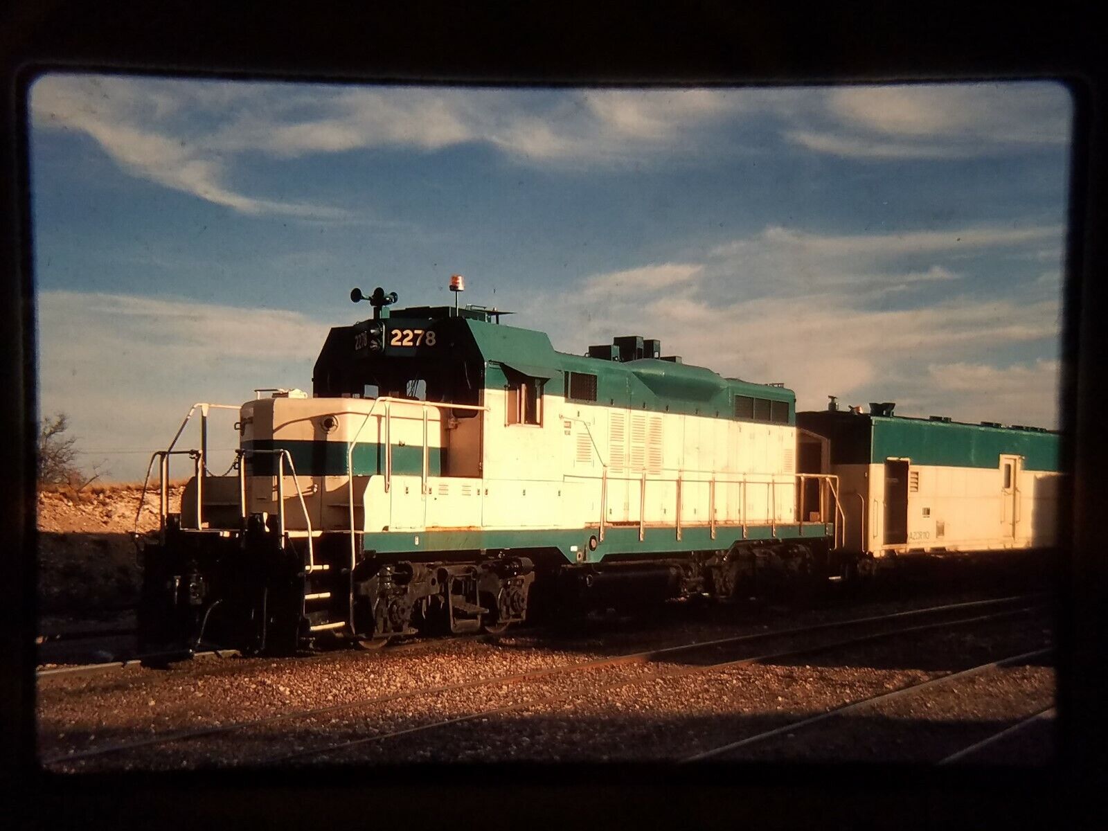 YY17 TRAIN SLIDE Railroad Short Line Verde Valley 2278 Clarkdale AZ 1996