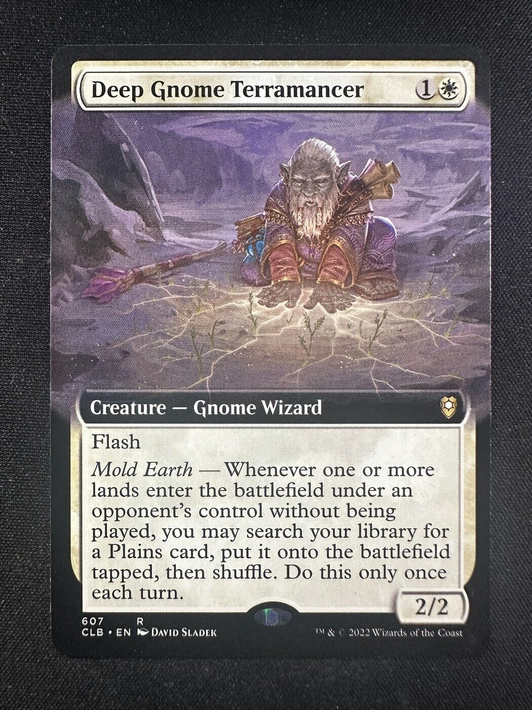 MTG Magic the Gathering 607 Deep Gnome Terramancer Commander Borderless Rare NM