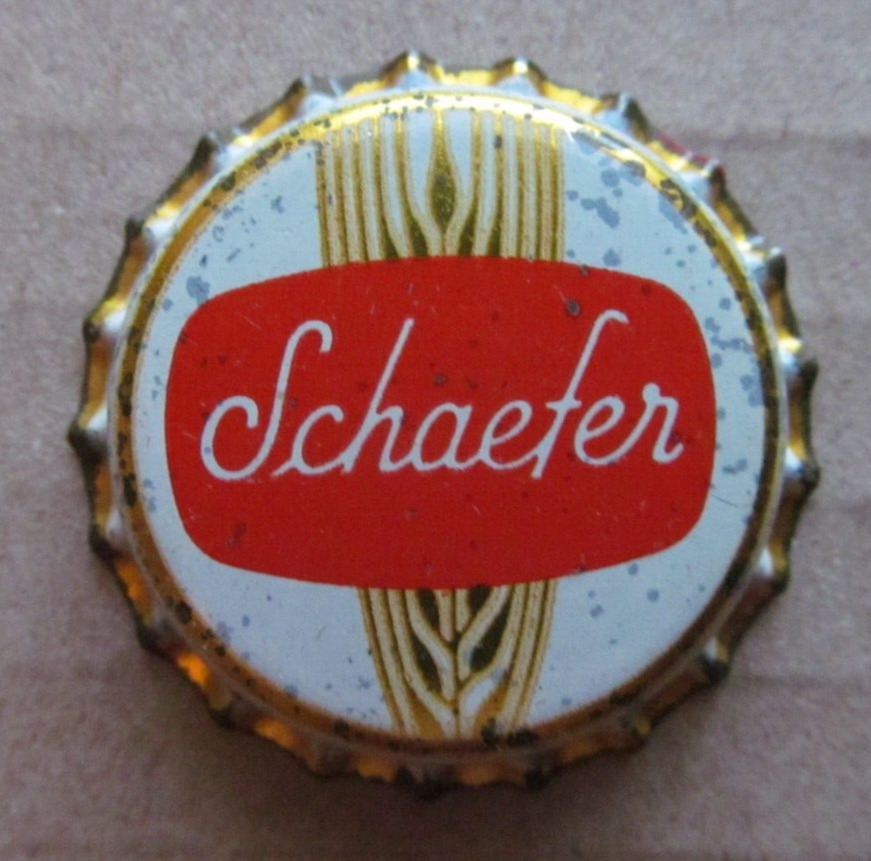 SCHAEFER NEW YORK NEW YORK UNUSED BEER BOTTLE CAP