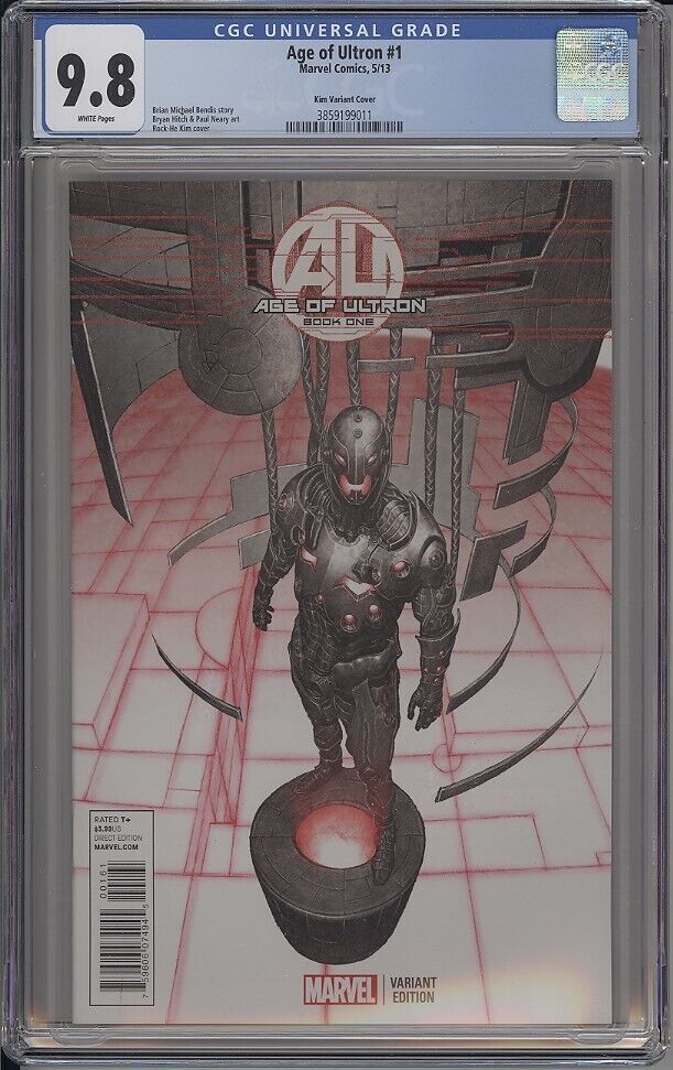 AGE OF ULTRON #1 - CGC 9.8 - ROCK-HE KIM VARIANT - BOOK ONE