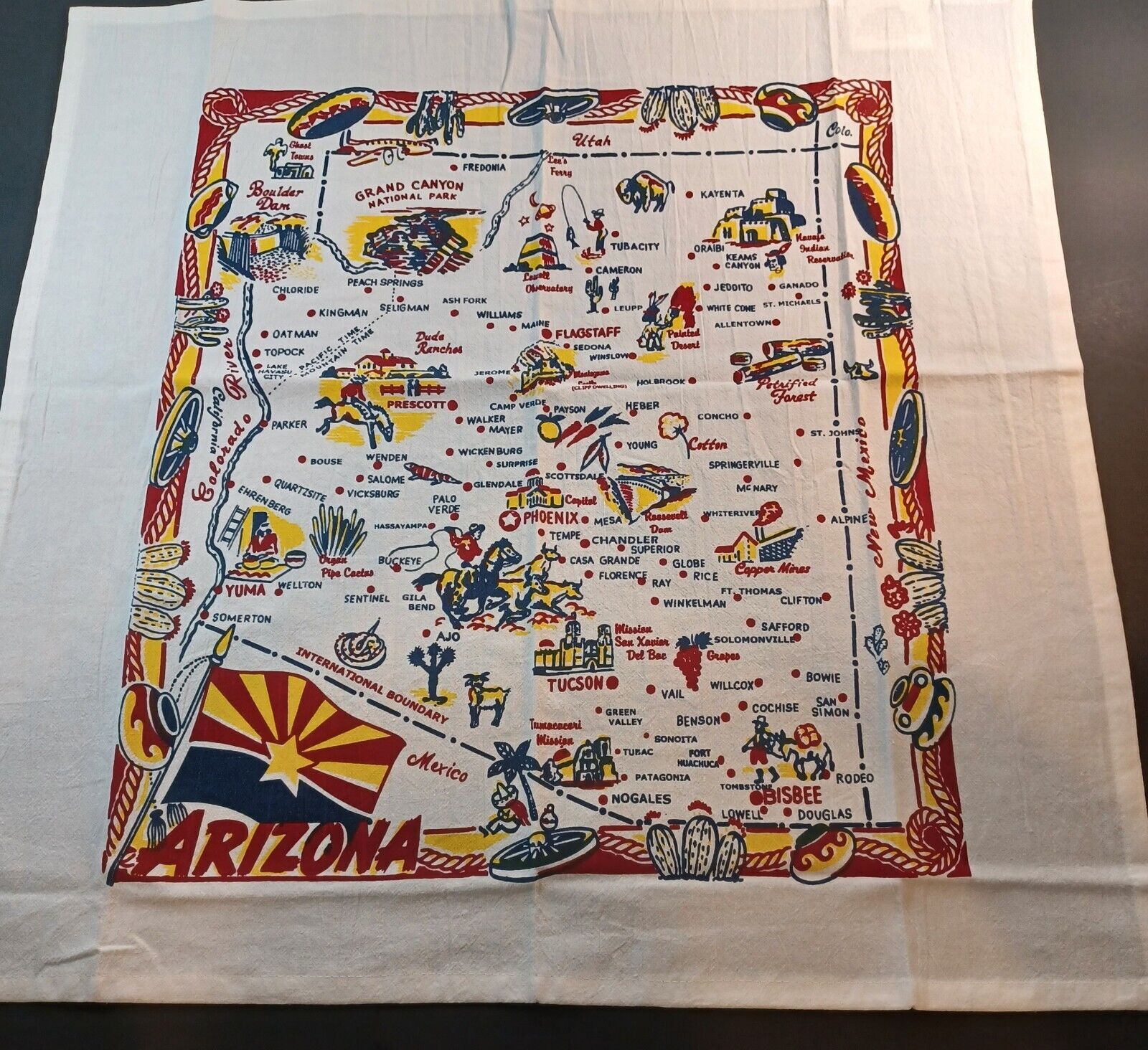 New Arizona Flour Sack Tea Towel 24\
