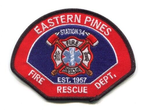 Eastern Pines Fire Rescue Department Station 34 Patch North Carolina NC