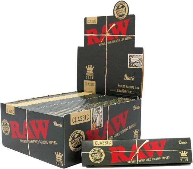 Raw Classic 110mm King Size Rolling Paper - 50 Piece