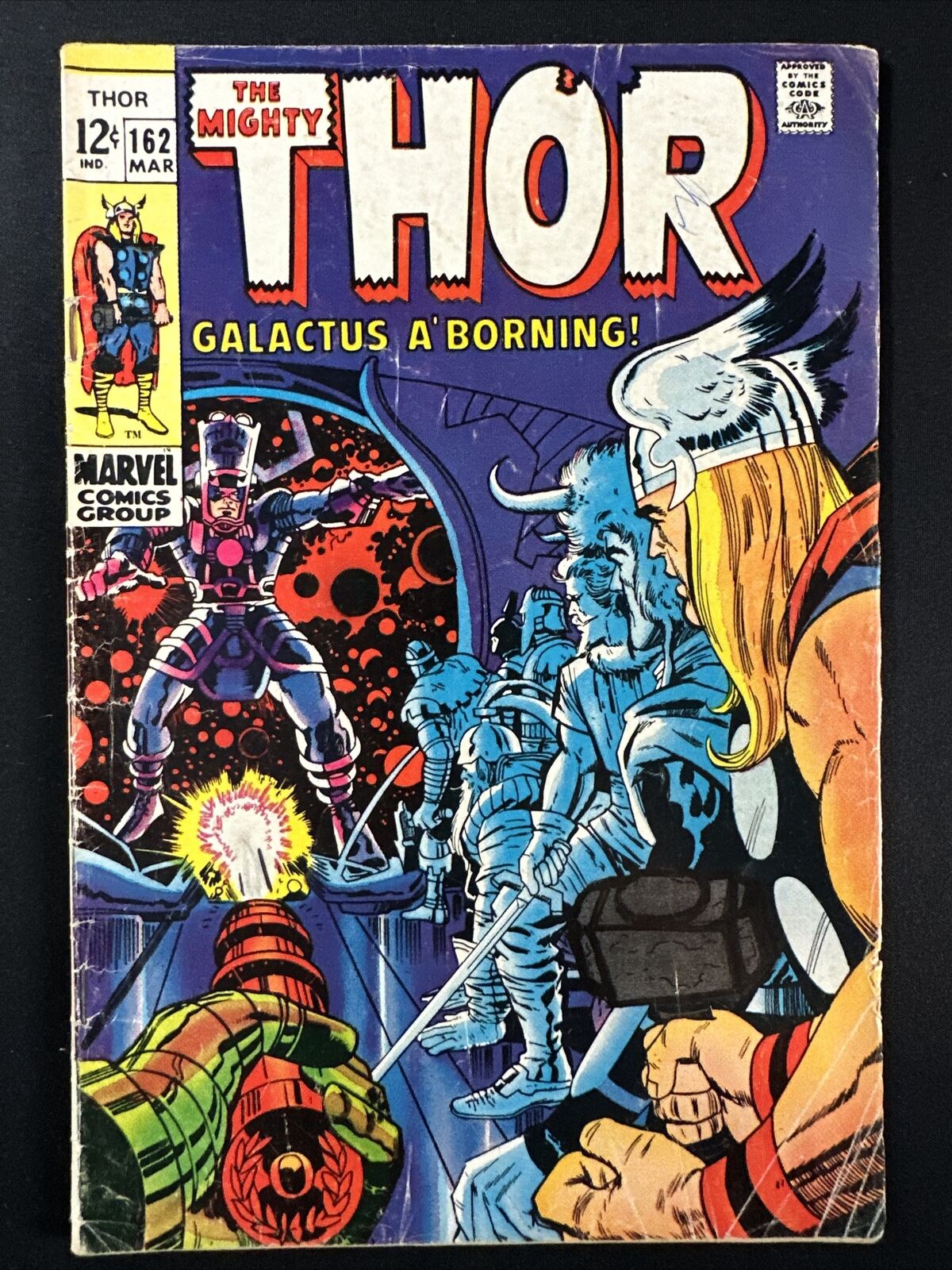 The Mighty Thor #162 Vintage Marvel Comics Silver Age 1st Print 1969 Good *A2