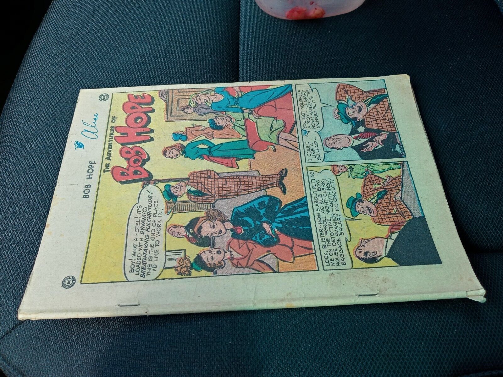 adventures of bob hope 8 dc comics 1951 golden age good girl art teen humor book