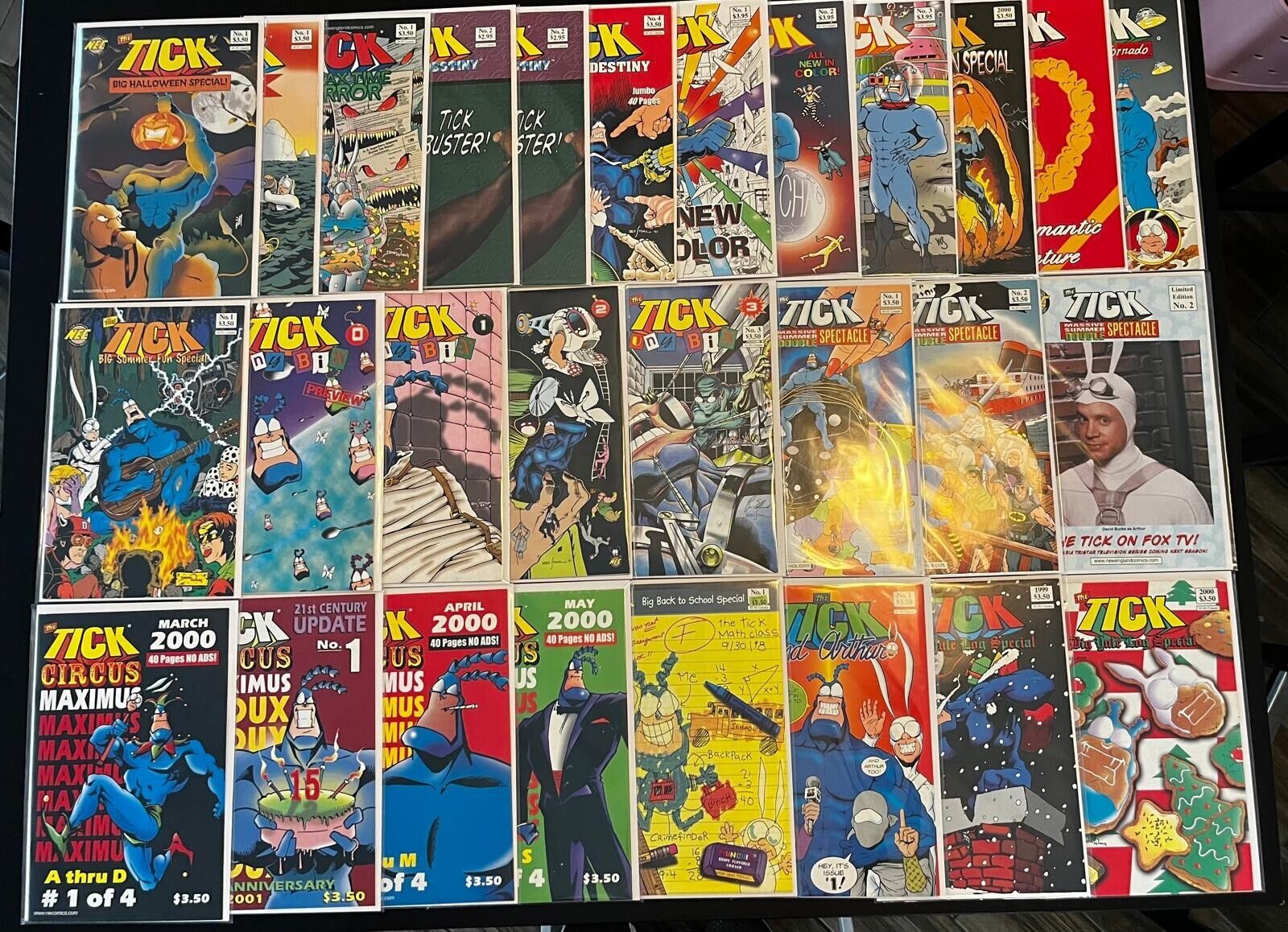The TICK New England Comics (28-Book LOT) w/ MASSIVE SUMMER DOUBLE SPECTACLE #2