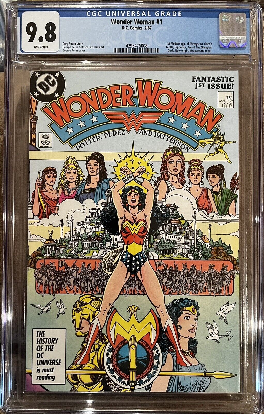 Wonder Woman #1 1987 CGC 9.8