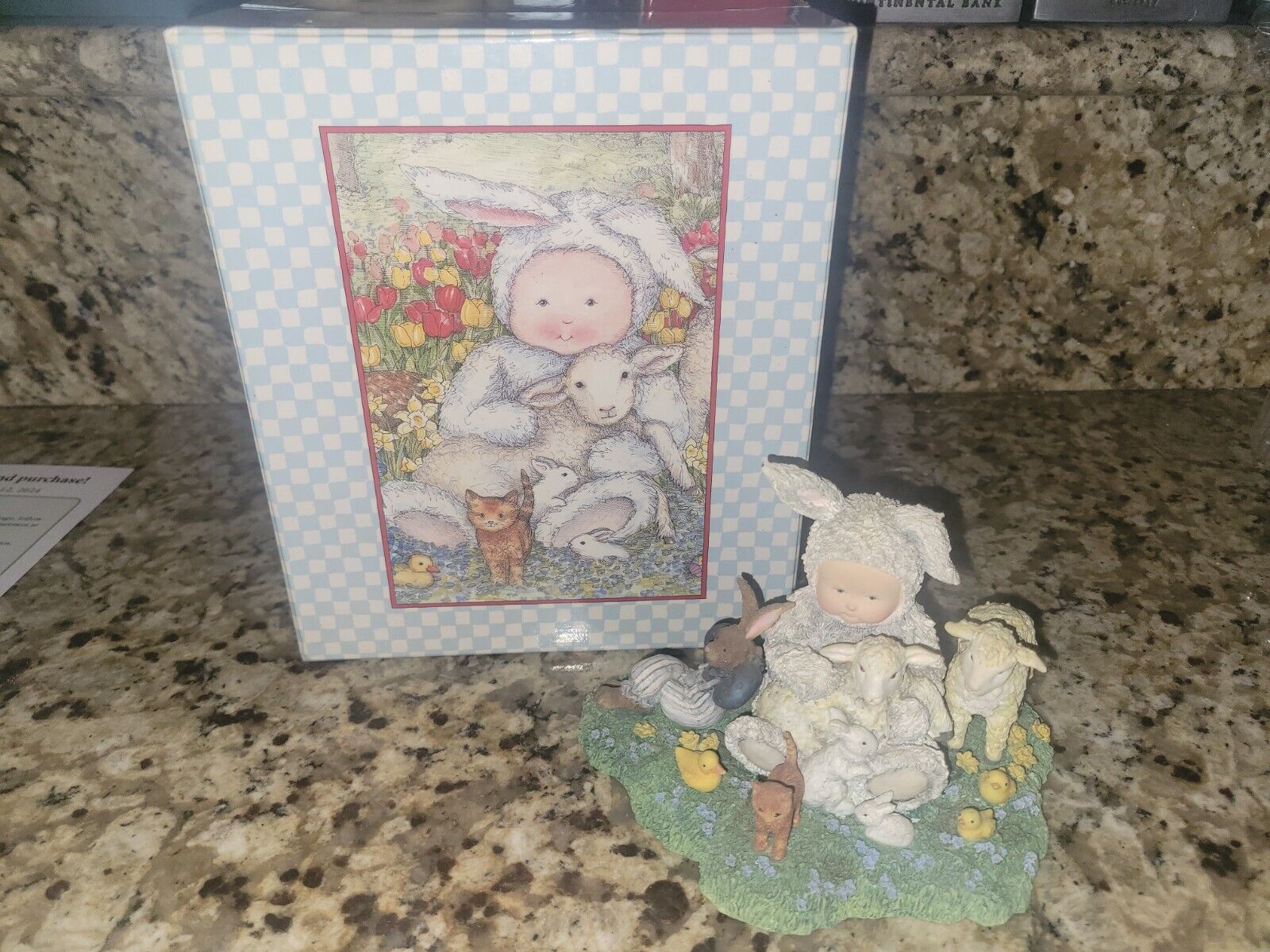 Vintage 1999 Special Friends Baby Bunny First Edition Lang & Wise Figurine 