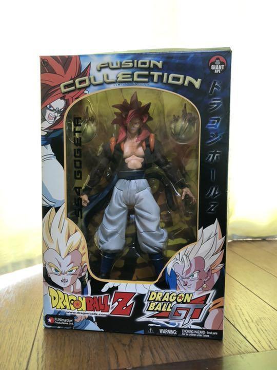 Unused Dragon Ball Fusion Collection Super Saiyan 4 Gogeta Figure Toy Vintage
