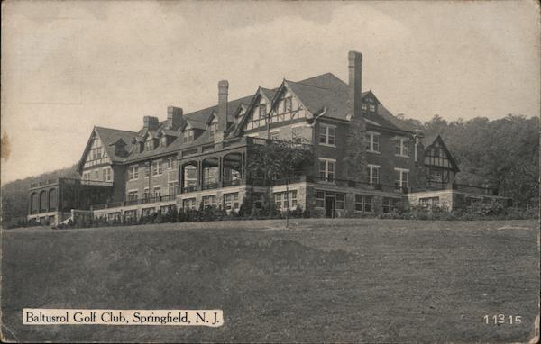 Springfield,NJ Baltusrol Golf Club Union County New Jersey G.V. Millar & Co.