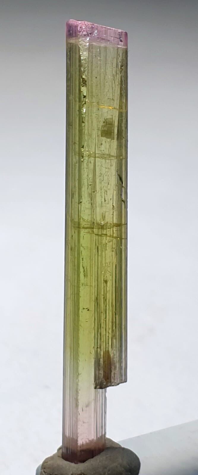 An Outstanding Bi Colour Terminated Tourmaline Crystal From Afghanistan
