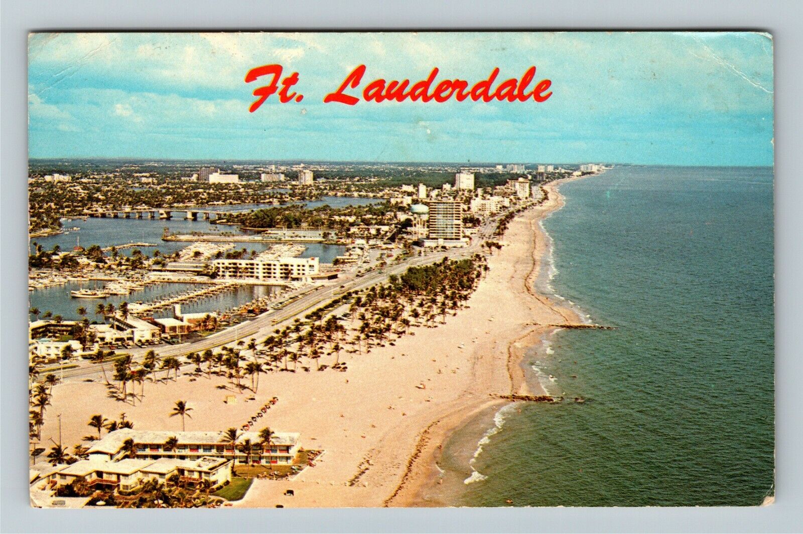 Fort Lauderdale FL-Florida, Aerial, \
