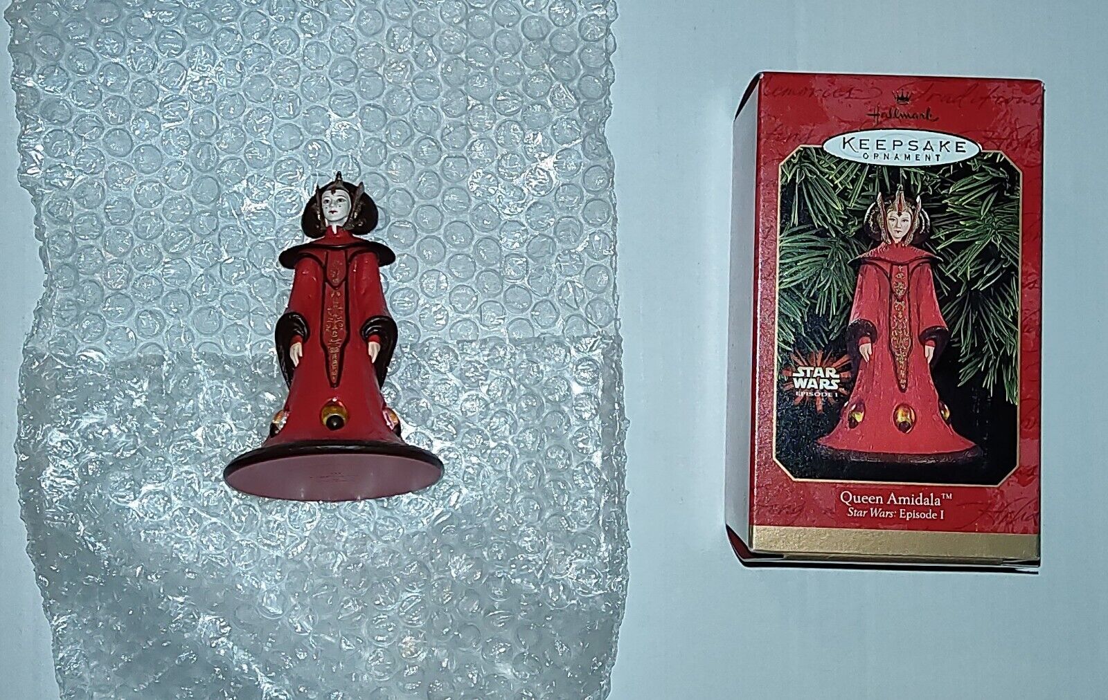 Hallmark Keepsake Christmas Ornament Star Wars Queen Amidala 1999 NOS VTG 