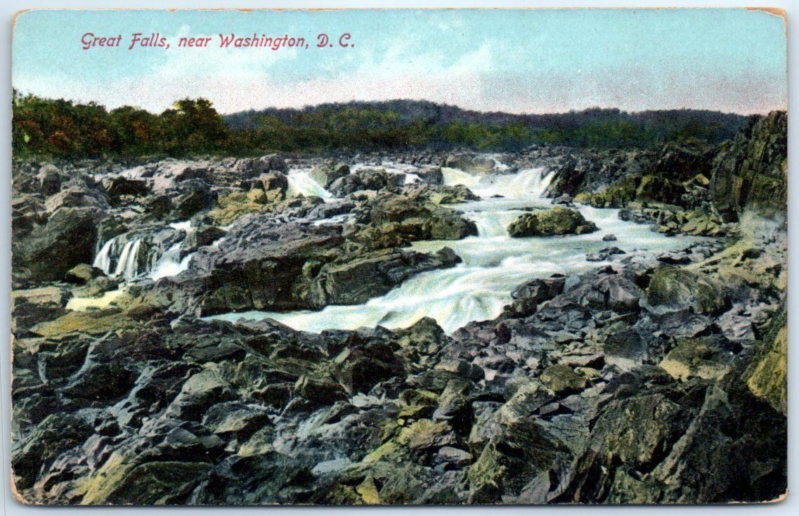 Postcard - Great Falls, Near Washington, D. C., USA, North America