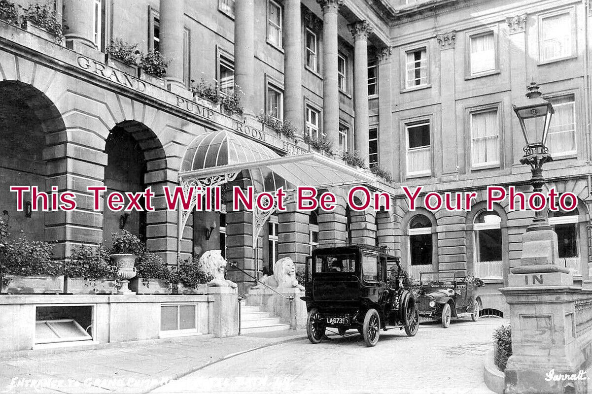 SO 1924 - Entrance To Grand Pump Room Hotel, Bath, Somerset