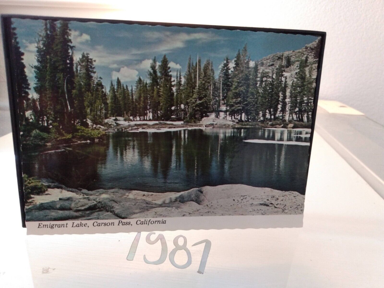 Vintage Postcard Emigrant Lake, Carson Pass, California