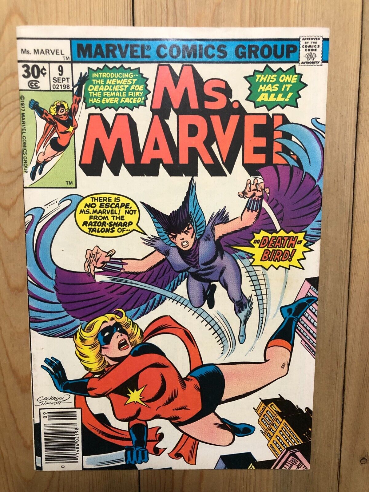 Ms Marvel #9 (FN) 1st App Deathbird