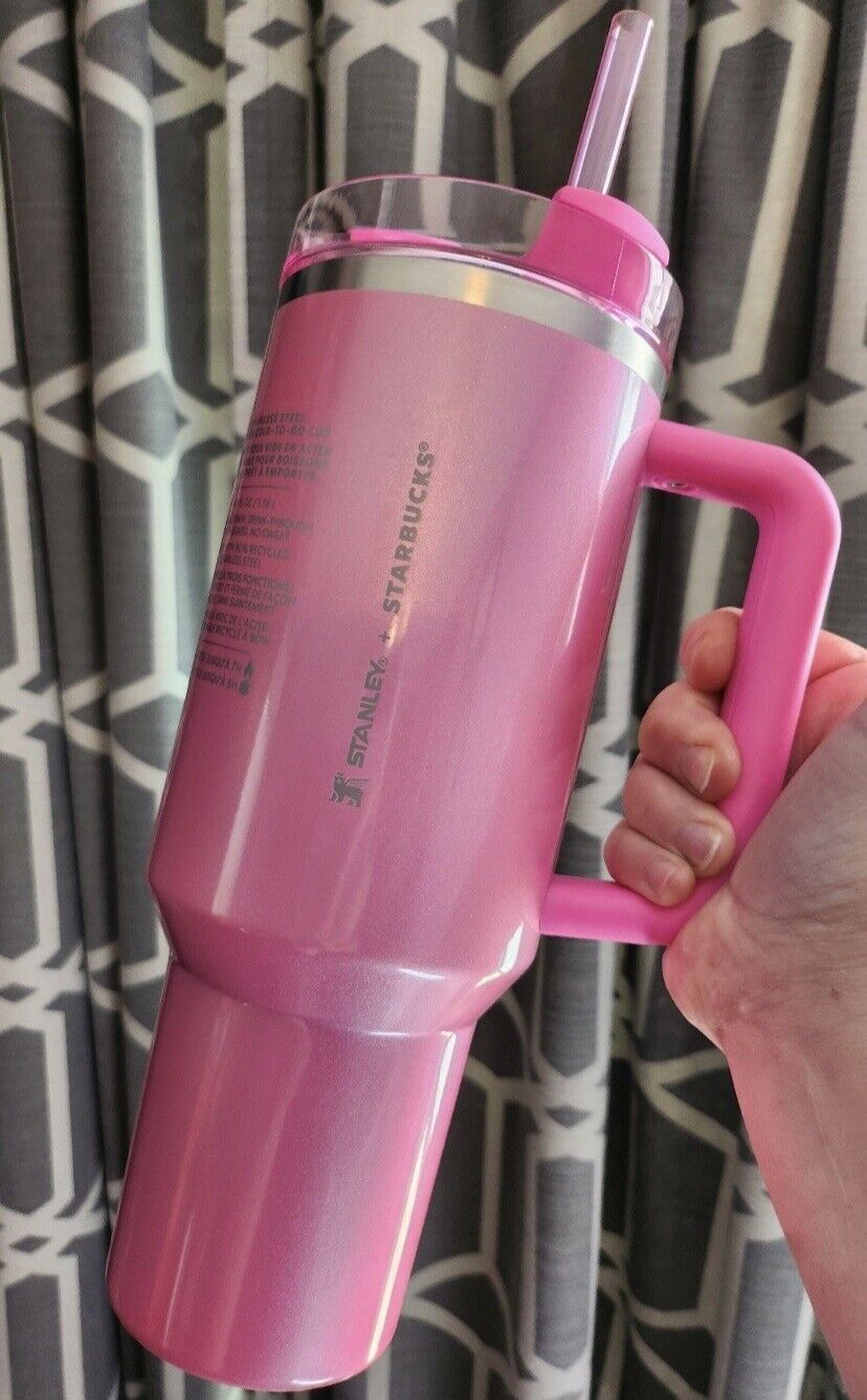 Stanley X Starbucks Winter Pink 40oz Tumbler (2024 Target Exclusive) New In Hand