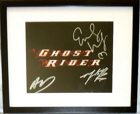 Eva Mendes autographed signed auto Ghost Rider movie 2006 SDCC 8x10 photo framed
