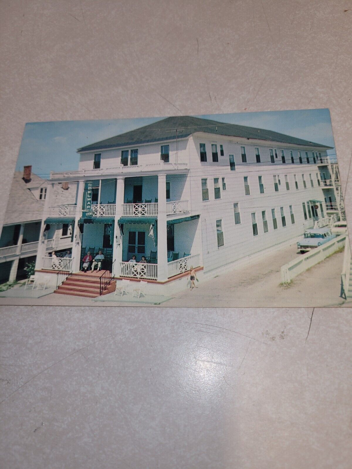 Vintage 1960-70s Chrome The Del-Mar Hotel Ocean City MD Postcard 