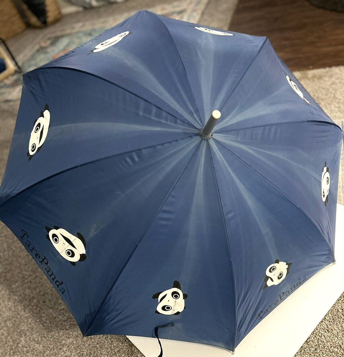 SAN-X TARE PANDA Large Navy Blue Umbrella