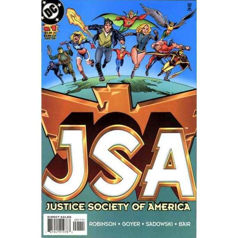 JSA #1 in Near Mint minus condition. DC comics [u;