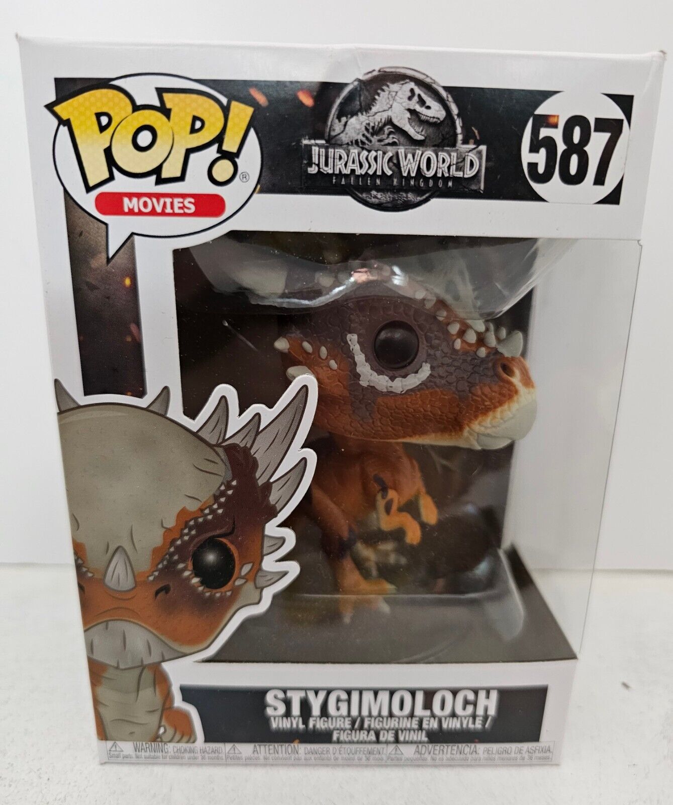 Funko Pop Movies Jurassic World - Stygimoloch #587 | 2018 variation RARE