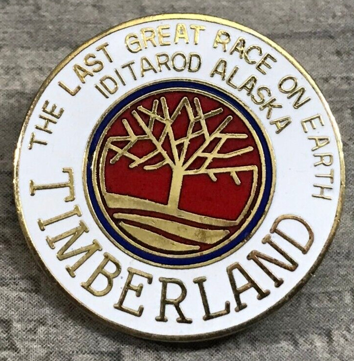 Iditarod Alaska Timberland Last Great Race On Earth Lapel Hat Souvenir Pin