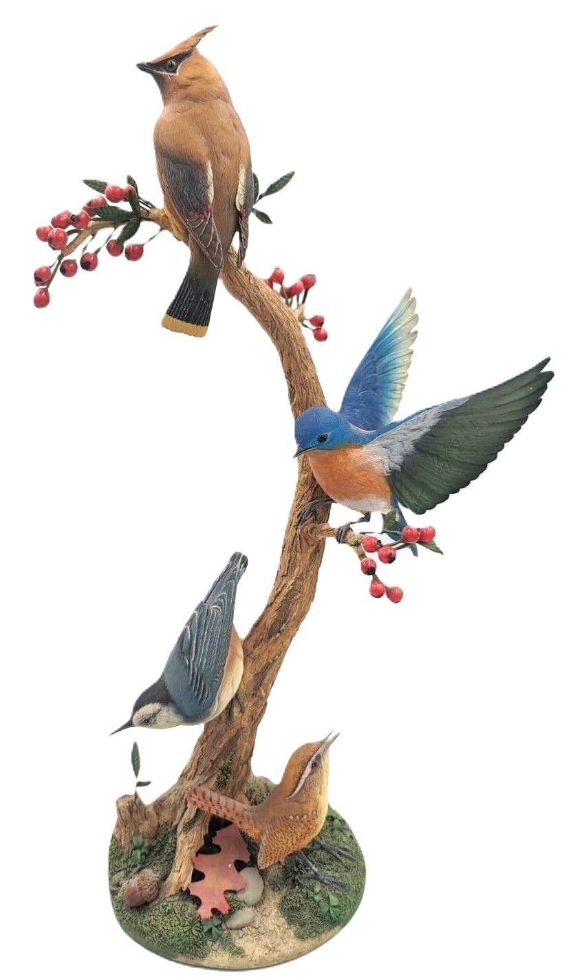 Danbury Mint National Geographic Autumn Symphony 2001 Bird Figurine 15\