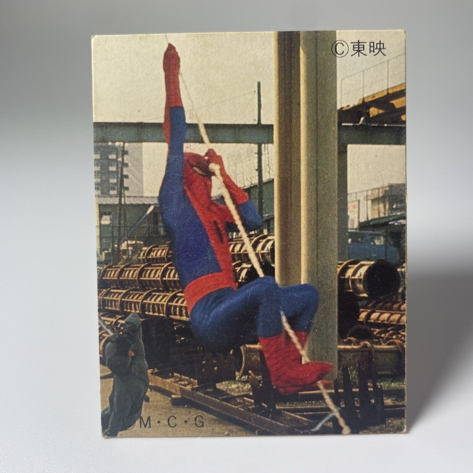 Vintage 1978 Super Rare Spider Man Menko Trading cards Japan AMADA  #24