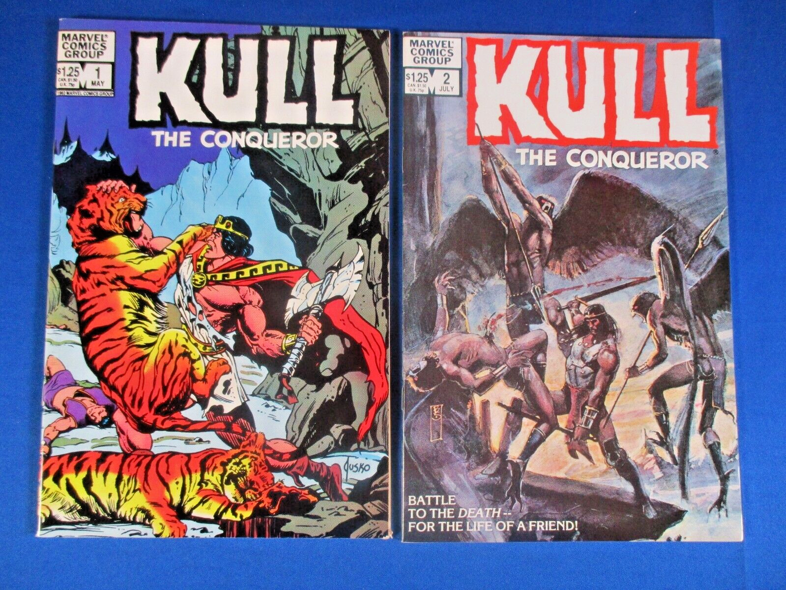 Kull the Conqueror # 1 2 Marvel Comics 1983 NM High Grade
