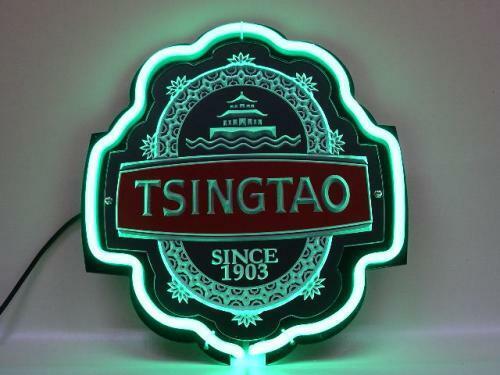 Tsingtao Beer 3D Carved Neon Sign Beer Bar Gift 14\