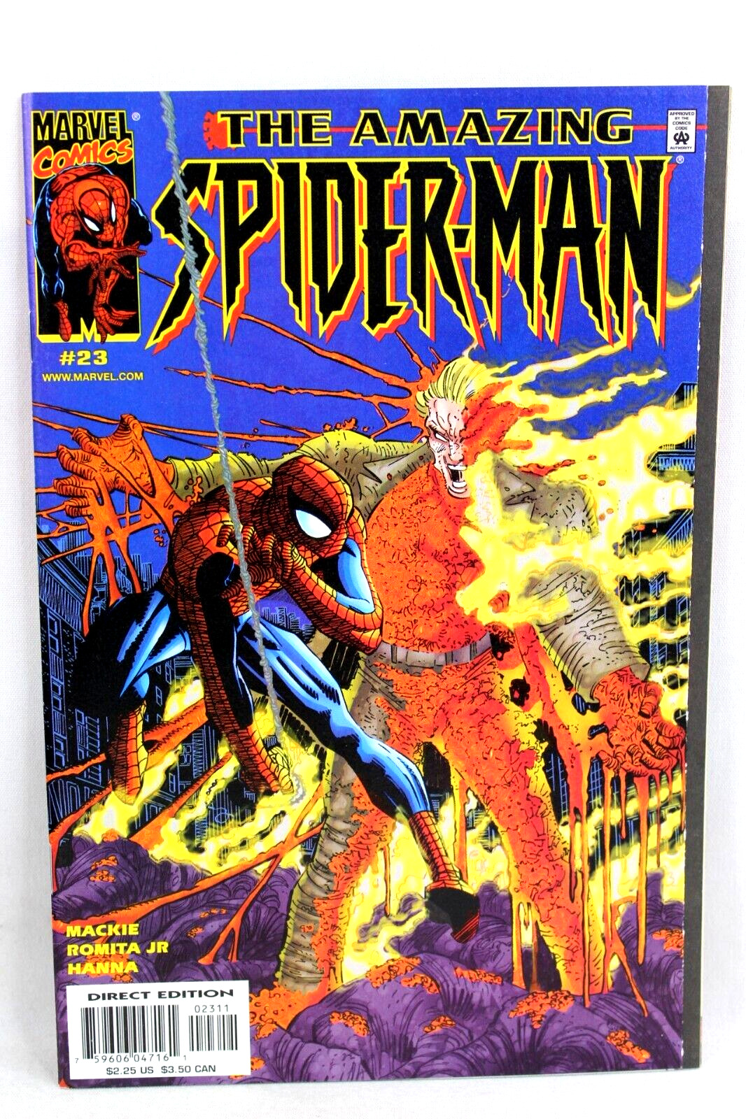Amazing Spider-Man #23 Distinguished Gentleman from NY 2000 Marvel Comics VF-