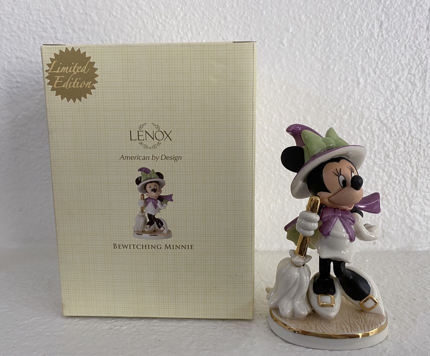LENOX BEWITCHING MINNIE Disney Showcase LIMITED EDITION Figurine New in BOX wCOA