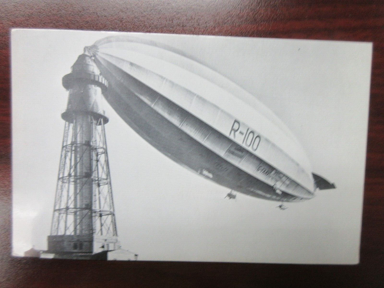 Vintage H.M.A. R100 British Airship/Zeppelin Post Card - RB2548