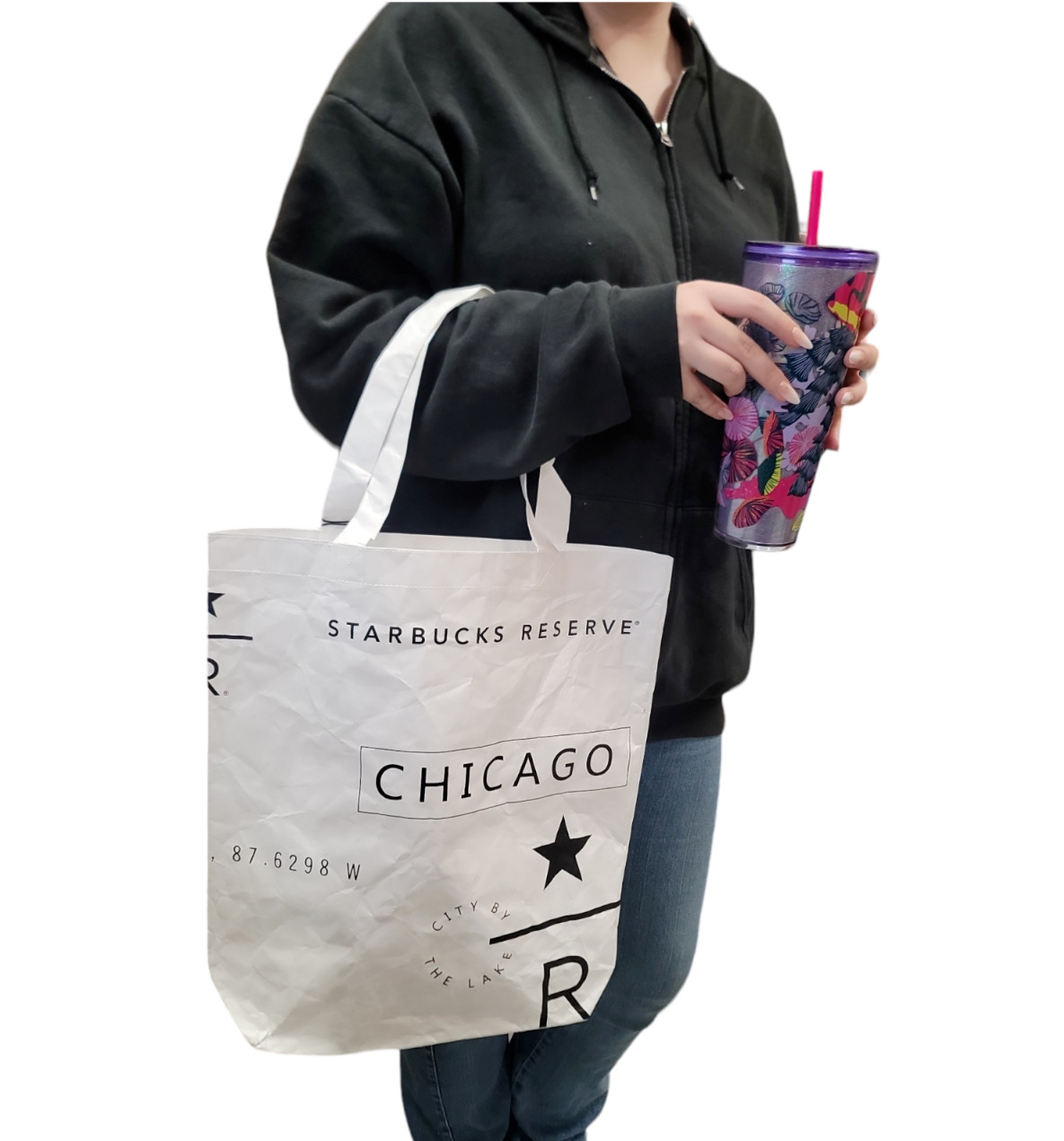Starbucks Reserve Roastery Chicago Tyvek Tote Bag 011104550